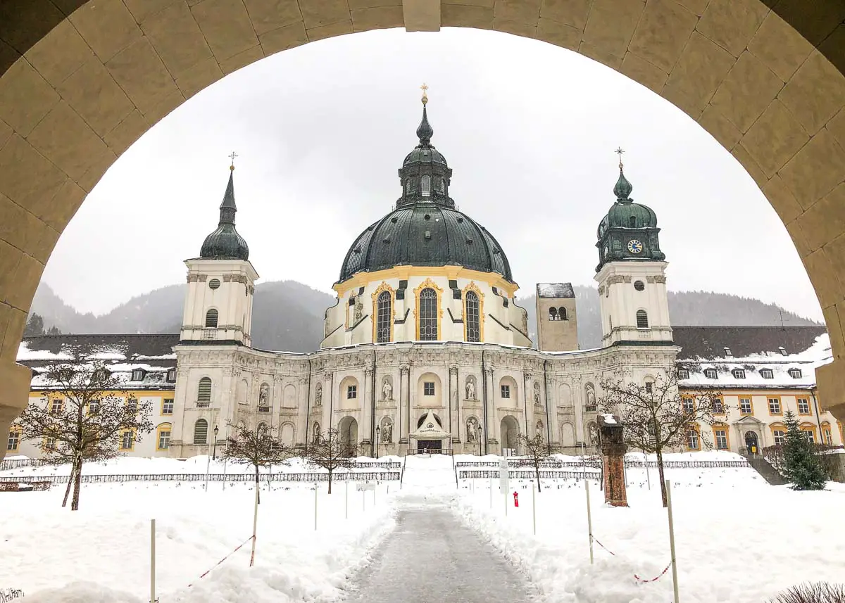 Kloster Ettal im Winter