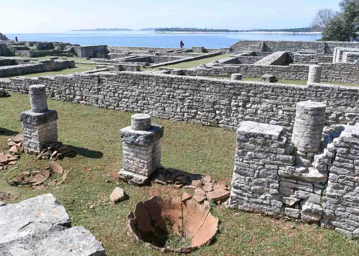 römische Ausgrabungen im Nationalpark Brijuni. Istrien