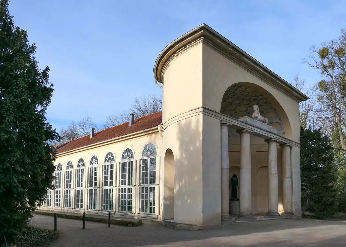 Orangerie und agyptisches Portal im Neuen Garten Potsdam