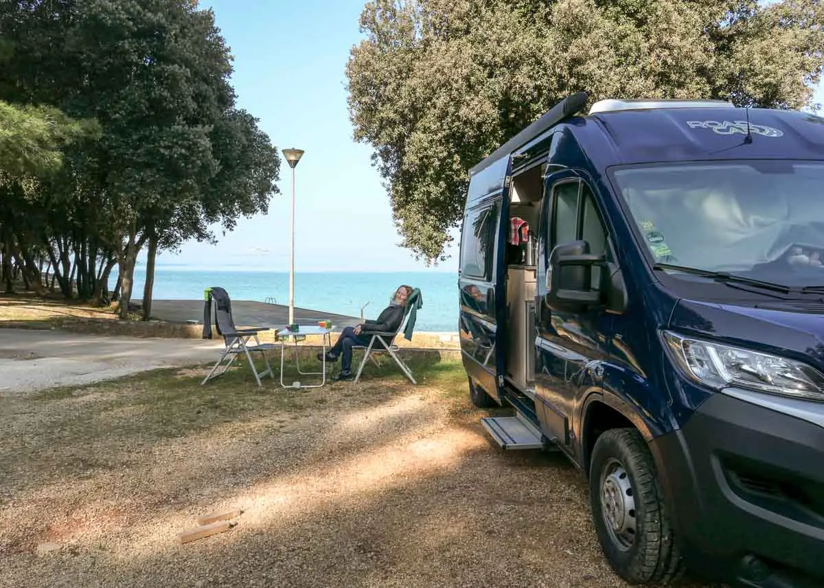 Camping in Istrien direkt am Strand