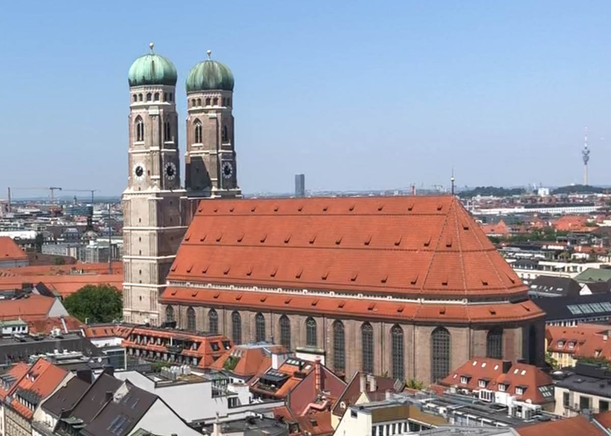 Frauenkirche München von oben