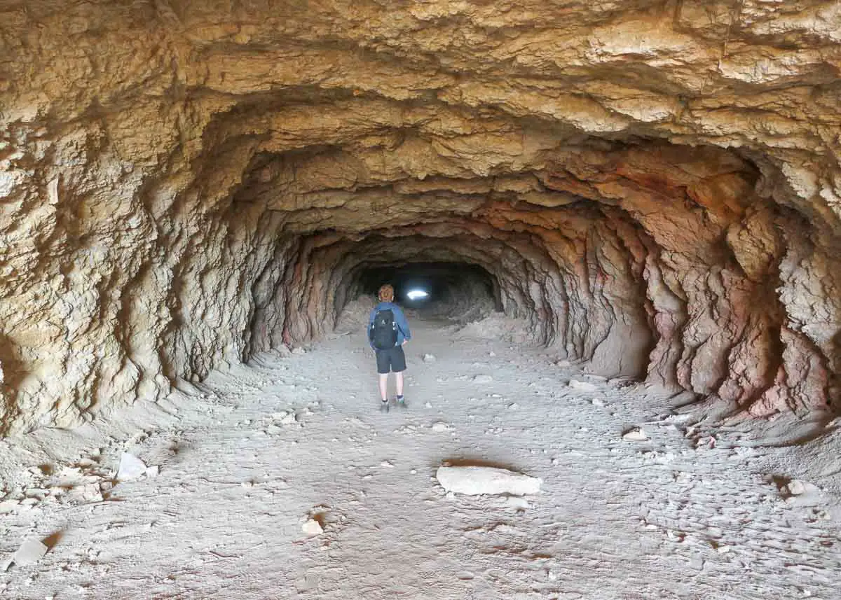 Tunnel in der Mine von Rodalquilar (Indiana Jones)
