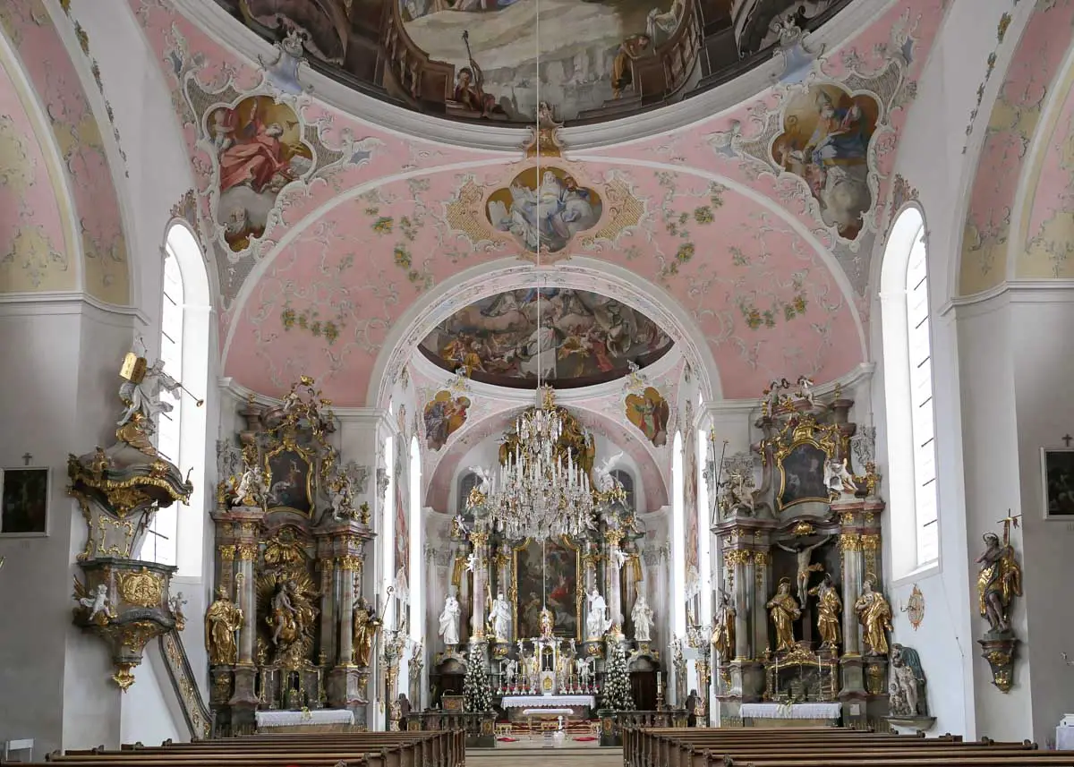 Barock in der Pfarrkirche von Oberammergau