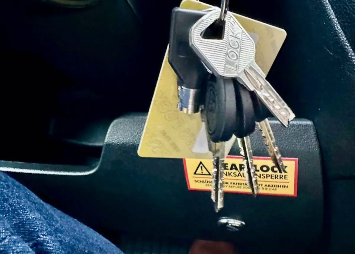 Wohnmobil Schlüssel mit Bear-Lock Diebstahlsicherung