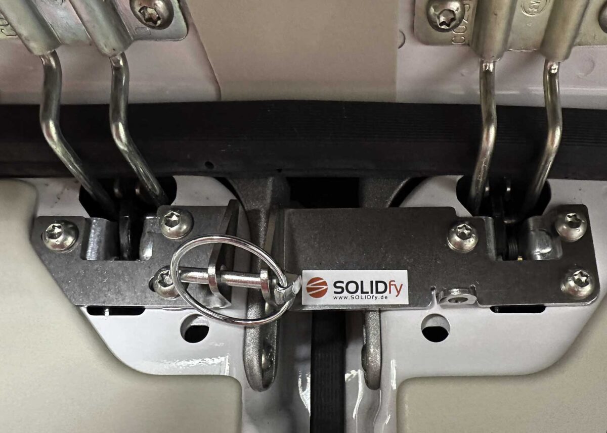 Wohnmobil Einbruchschutz Solidfy an Türen von Fiat Ducato 