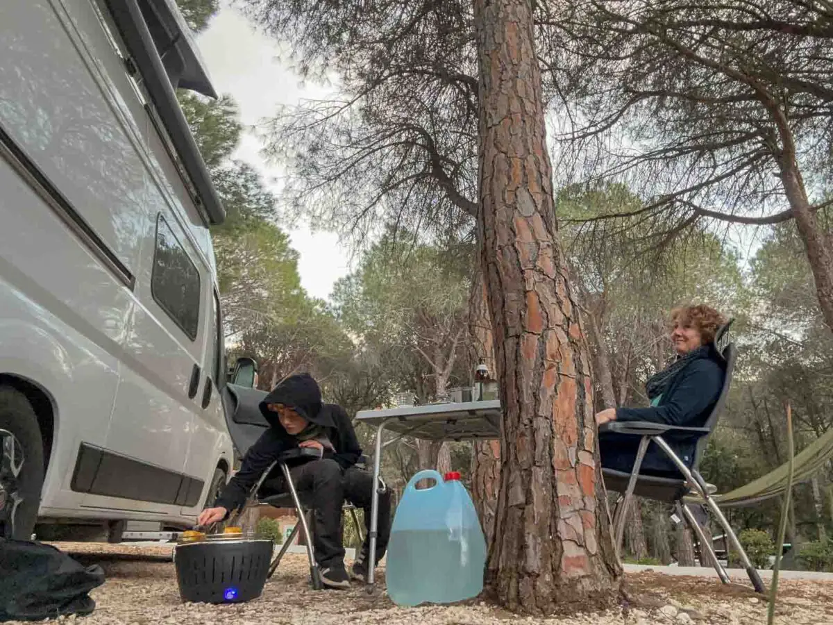 Cala Gonone Camping Sardinien mit Wohnmobil